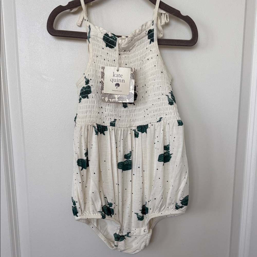 Kate Quinn Deep Red Kids Romper